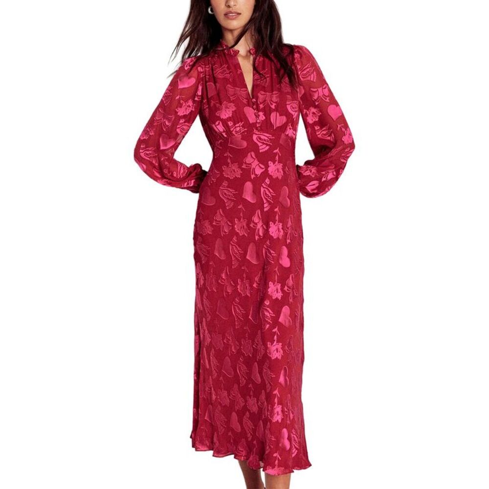 Boden Womens  Cassie Midi Tea Dress, Pink
